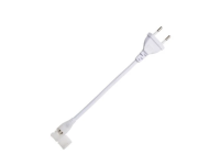 220voltu 2Pin COB Led Lentas Strāvas Konektros Eiropas Spraudnis (23cm)